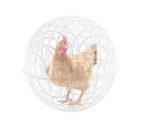 Chicken Cage - Portable Round Chicken Coop for Outdoor Use, Safe Feeding Feeding Chicks, Rabbits, Ducks and Pigeons | Improved Durability Mobile Patio, Pets