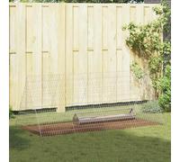 vidaXL Chicken Cage Silver 215 x 100 x 85 cm Galvanised Steel, Silver