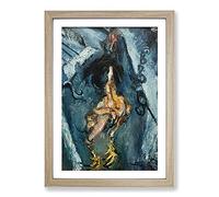 Chicken Carcass by Chaim Soutine Framed Print | A2 Oak Framed Wall Art | Ready to Hang | Modern Animal Picture | Living Room Bedroom Lounge Office
