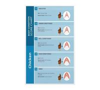 Chicken Care Guide Poster Poultry Anatomy Chart for Coop Decor Backyard Farming Education (Unframed,08x12inch(20x30cm))
