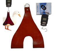 Chicken Carrier Sling - Hen Holder With Integrated Weight Scale, Lifting Support Harness For Poultry Handling | Hangable Weighing Sling For Small Animals, Durable Fabric Design, Secure Adjustable