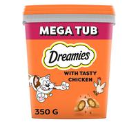 Chicken Cat Treats Multipack 2x350g Mega Tubs Bulk Crunchy Snack Rewards