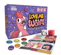 Chicken Challengers Love Me As a Worm Hilarious Card Game for Families, Parties and Game Nights, Ages 8+, 3-6 Players, Steal Hearts, Block Rivals, Find Love