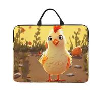 Chicken Chick Laptop Case 14 Inch Laptop Sleeve Computer Carrying Bag Shockproof Protective Notebook Case Portable Laptop Bag Waterproof Briefcase Bag for Men Women