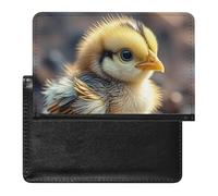 Chicken Chick Passport Holder ID Card Protector Case Holder Travel Pack Unisex-adult Waterproof Passport