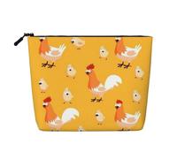 Chicken Chick Print Makeup Bag, Toiletry Organizer,One Pack for Multiple Daily Uses, Business Trip Companion