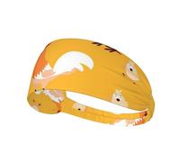 Chicken Chick Print Non-Slip Elastic Running Headband, Sweat Absorbing Stretchy Hair Bands For Gym Yoga, Soft Skin-Friendly Foldable Workout Headband