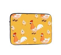 Chicken Chick Printed Laptop Sleeve - 15 Inch, Shockproof Oxford Fabric Laptop Protective Case