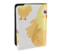 Chicken Chick Printed Passport Holder - 6.5 x 4.5 Inch RFID Blocking Travel Wallet,Stylish Passport Cover,Lightweight Document Organizer for Cards