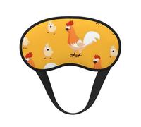 Chicken Chick Sleeping Mask for Adults Blackout, Comfortable Eye Mask Blocking Light for Travel, Yoga