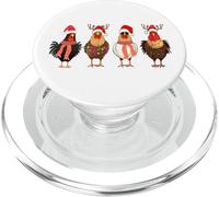 Chicken Christmas - Lights - Farm Animal - Merry Christmas PopSockets PopGrip for MagSafe