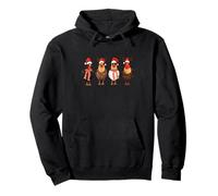 Chicken Christmas - Lights - Farm Animal - Merry Christmas Pullover Hoodie