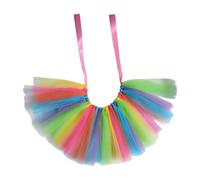 Chicken Clothing for Hens - Funny Rainbow Hen Dress - Pet Accessories for Festival Cosplay Halloween Party Performance Bonfire Home Holiday