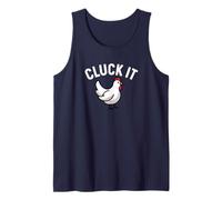Chicken Cluck It Farm Farmer Farming Egg Backyard Cute Funny Tank Top