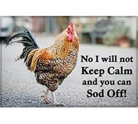 Chicken Cockerel Funny Fridge Magnet - for Hen Owner