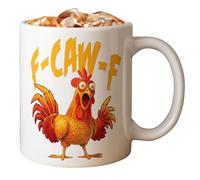 Chicken Coffee Mug - 355 ml Funny Rooster Ceramic Mug - Mug - For Tea Milk Juice Ice Water Hot and Cold Drinks Family Friends Chicken Lovers Home Farmhouse