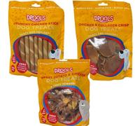 Chicken & Collagen Dog Treats - Low Fat, No Artificial Colours - Sweet Potato, Crunchy Stick, Collagen Crisp & Combo Pack - Natural Chews for Dogs - Zvire (800g, Bundle Of 3)