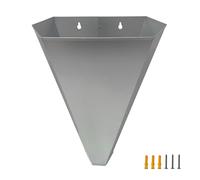 Chicken Cone, Large Chicken Restraining Cone, Poultry Killing Cone, Galvanized Steel Poultry Restraining Cone for Chicken, Large Layers, Broilers, Roasters, Turkeys