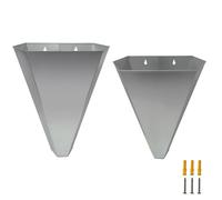 Chicken Cone, Large Chicken Restraining Cone, Poultry Killing Cone, Galvanized Steel Poultry Restraining Cone for Chicken, Large Layers, Broilers, Roasters, Turkeys