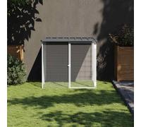 Chicken Coop Anthracite Galvanised Steel 103x98x90cm with Roof Lockable Door