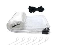 Chicken Coop Cover Clear Poultry Wrap with Cords
