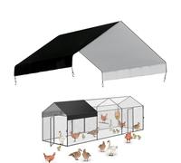 Chicken Coop Covers - Multipurpose Waterproof Tarpaulin, Chicken Coop Insulation, Dust Protection, for Chicken Cages, Waterproof, Versatile, Protection for Chicken Coop, Garden