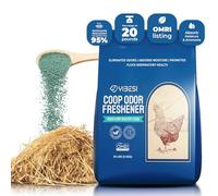 Chicken Coop Deodorizer - Natural Zeolite Odor Eliminator & Moisture Absorber - Coop Refresher for Poultry Bedding, Nesting Boxes, Runs & Small Animal Enclosures - 100% Natural, Compost-Safe Formula