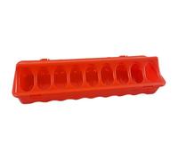 Chicken Coop Feeder- Chicken Feeder | Easy To Clean BirdsTray Equipment Dish With Holes | Poultry Feeder Tray | Slot Container Pigeon Quail Chick Supplies For Farms Pigeon Quails Birds Home Indoor Use