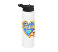 Chicken COOP German French PAPA DAD Stainless Steel Insulated Water Bottle