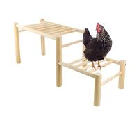 Chicken Coop Perch | Sturdy and Safe Wooden Toy for Farm - Perch Stand Toys for Chicken Coop for Chicks, for Farm Garden and Outdoor Space
