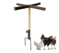 Chicken Coop Perch Yard Poultry Wooden Roosting Bar