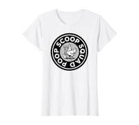 Chicken Coop Poop Scoop Squad Funny Poultry Breeder Value Graphic T-Shirt, Women, White, XL