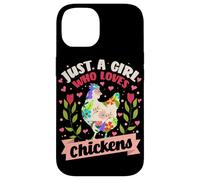Chicken Coop Poultry Animal Just A Girl Who Loves Chickens Case for iPhone 14
