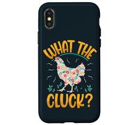 Chicken Coop Poultry Animal What The Cluck Chickens Case for iPhone X/XS