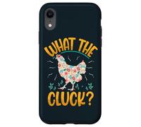 Chicken Coop Poultry Animal What The Cluck Chickens Case for iPhone XR