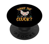 Chicken Coop Poultry Animal What The Cluck Chickens PopSockets Adhesive PopGrip