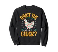 Chicken Coop Poultry Animal What The Cluck Chickens Sweatshirt