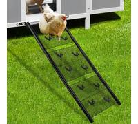 Chicken Coop Ramp, Chicken Ladder & Coop Accessories, Ladder Length Adjustable for Henhouse, Coop Steps for Feet Problem or Cannot Fly Chickens, Heavy Duty Sturdy,Corrosion-Resistant, and Waterproof