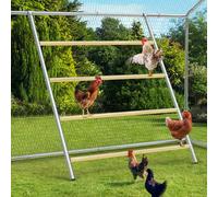 Chicken Coop Roosting Essentials, Large Chicken Perches for Metal Chicken Coop, Sturdy Coop Rack Bars for Adult Chickens, Chicken Roost Perfect for Backyard Poultry Toys (56'' H x 41'' W)