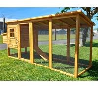 LARGE 8FT COCOON CHICKEN HEN HOUSE COOP POULTRY ARK RUN BRAND NEW 3000WXR