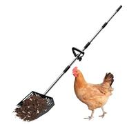Chicken Coop Scoop Metal Shovel Rake Cleaning Pet Waste