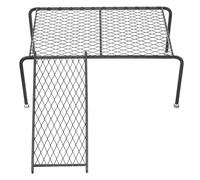 Chicken Coop Stand, Metal Wire Chicken Coop Perch Stand Pet Feeding Rack, for Birds Poultry Rooster Chicks Hens (Black)