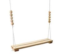 Chicken Coop Swing - Wooden Unit 39.5 x 7 x 110 cm, Natural Hens Perch, Yard Hens Accessory, Jungle Habitat Element for Chicks, Home Crafts