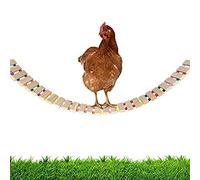 Chicken Coop Toy Hanging Swing Toys Hens Natural Wood Chicken Perch Ladder Toys for Bird Poultry Rooster Chicks