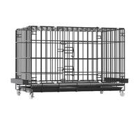 Chicken Coop with Wheels - Foldable Portable Poultry Cage, Ideal for Ducks and Rabbits, Compact Design