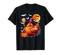 Chicken Coplay Witch Halloween Fat Costume Owner Farmer Kids T-Shirt