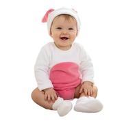 Chicken Costume Baby Chick Animal Easter Costume Romper Bodysuit Outfit Infant Newborn Toddler Boys Girls Fancy Dress Soft Hooded Jumpsuit Easter Dress-Up Photo Shoot Outfits Clothing