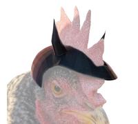 Chicken Costume Hat | Funny Horns Headwear - Funny Small Chicken Hat - for Poultry Home Rooster Parrot Hamster Pet Bird Duck Farm