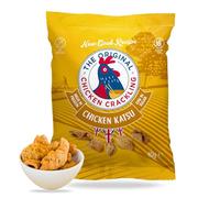 Chicken Crackling Hand Cooked Snack. NEW Double Cooked, Chicken Katsu Flavour. Low Carb, High Protein, Keto, Gluten Free Alternative to Pork Scratchings. 10x 40g Bags