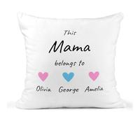 Chicken Craft Personalised Mama Cushion - This Mama Belongs To Custom Names Heart Design